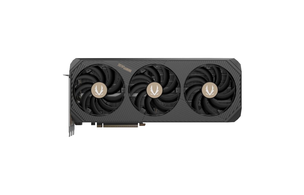 Alternative view of Zotac GeForce RTX 5080 GAMING SOLID OC Triple Fan 16GB GDDR7 PCIe 5.0